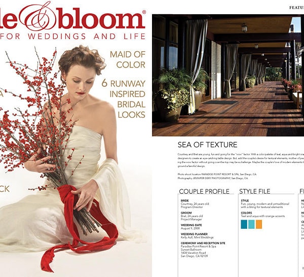 Feature in Bride & Bloom Magazine